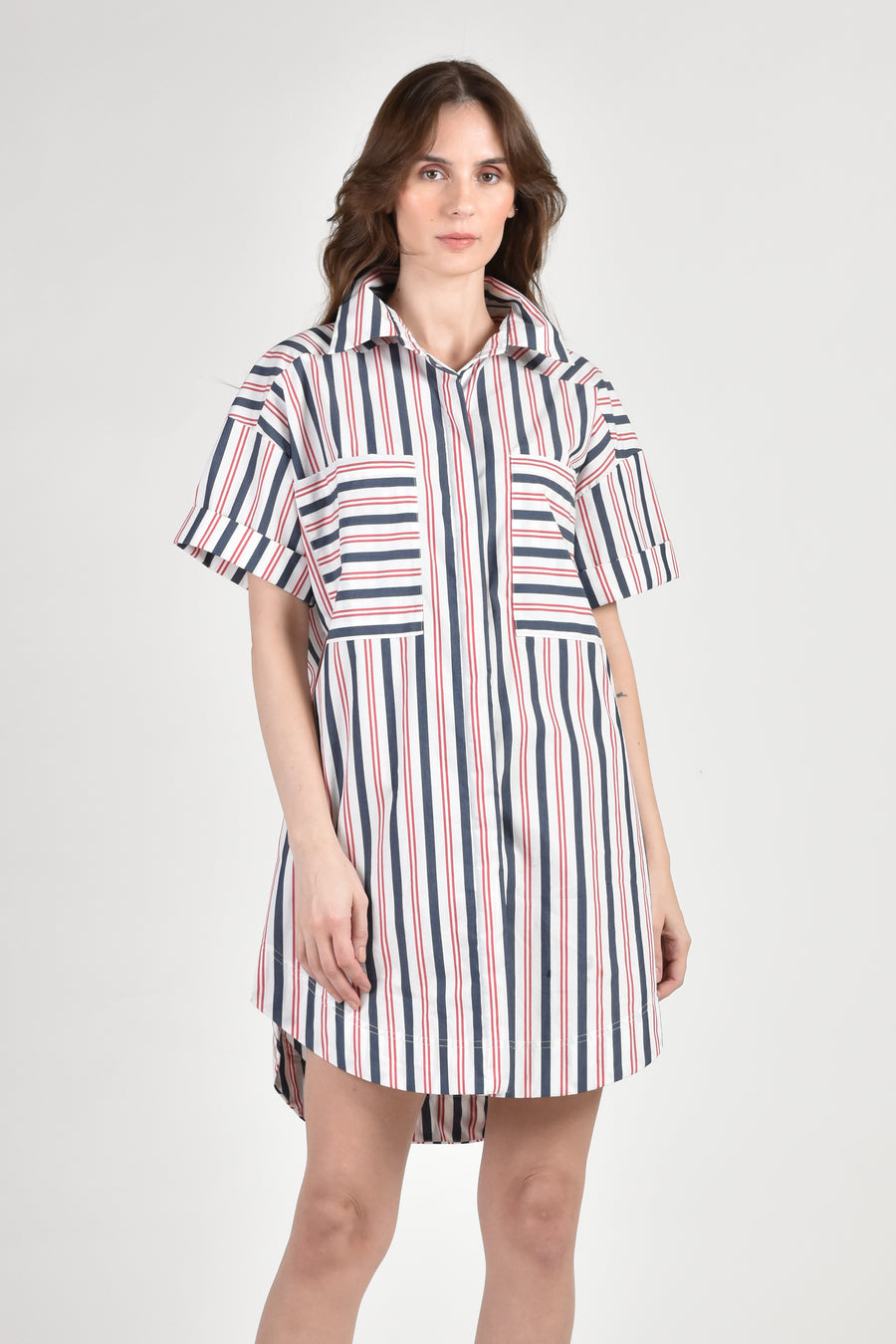 CAKON Oversized Shirtdress (Multi)