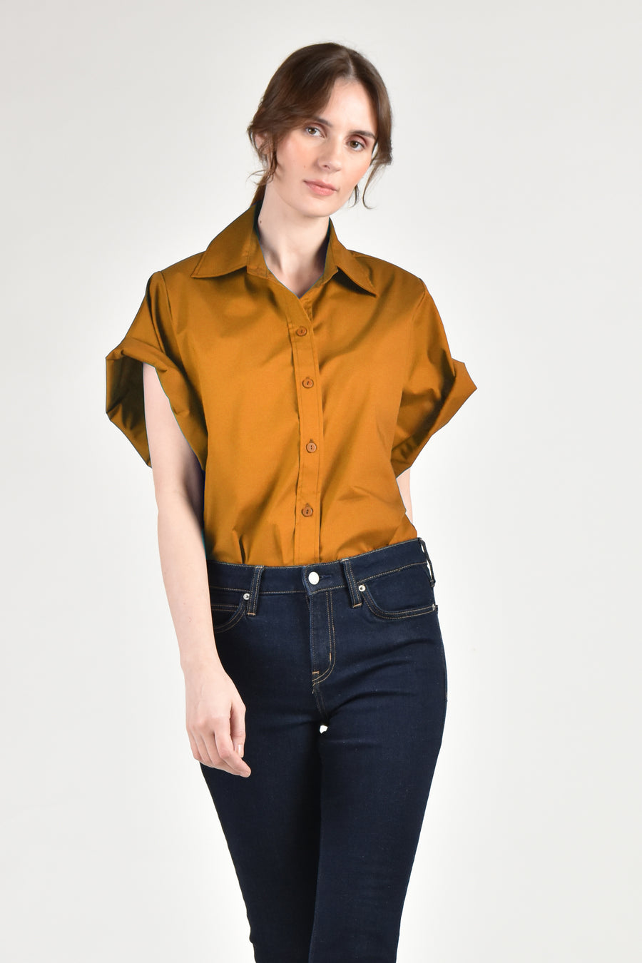 CLEMONTE Button Down Shirt (Honey)