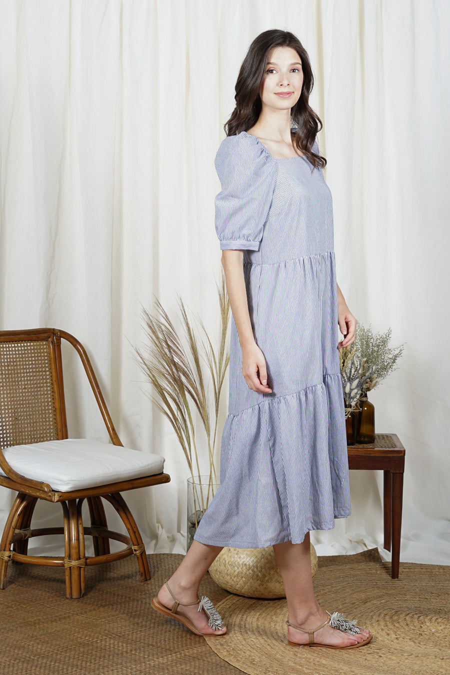 CLIO Tiered Maxi Dress
