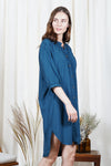 AMANGIRI Shirtdress (Teal)