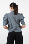 RADCLIFFE Pleated Sleeve Top