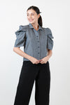 RADCLIFFE Pleated Sleeve Top