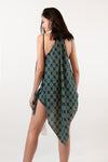 HUMPHRIES Two-Way Draped Kimono (Multi White Combi)