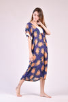 NUI Kaftan with Combi (Blue Printed)