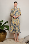 AMAN Tie Neckline Dress