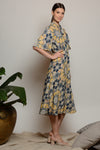 AMAN Tie Neckline Dress