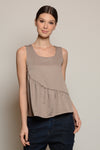 TULUM Ruffled Hem Top