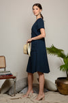 LANNIKAI Button Down Midi Dress