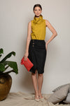 EGREMNI High Collar Top