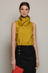 EGREMNI High Collar Top