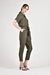 ELUA Jumpsuit with Belt (Army Green)