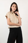 EMILION Two-Pocket Top (Lt Khaki)