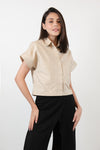 EMILION Two-Pocket Top (Lt Khaki)