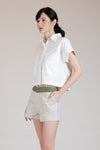EMILION Two-Pocket Top (White)