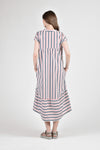 FIONA Tiered Dress (Striped Multi)