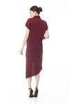 GWYNETH High Neck Jersey Dress