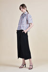 HAWTHORNE Button Down Top (Striped Multi)
