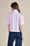 HAWTHORNE Button Down Top (Candy Stripes)