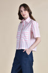 HAWTHORNE Button Down Top (Candy Stripes)