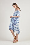 HOSTA Off-Shoulder Midi Dress