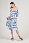 HOSTA Off-Shoulder Midi Dress