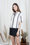 IMAKO Shorts Set (BLACK STRIPES)