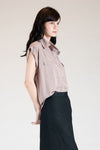 MENTON Flap Pocket Top (TAUPE)