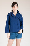 MONTPELLIER Wide Placket Top (Blue)