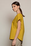 NAXOS Pleated Front Tunic Top