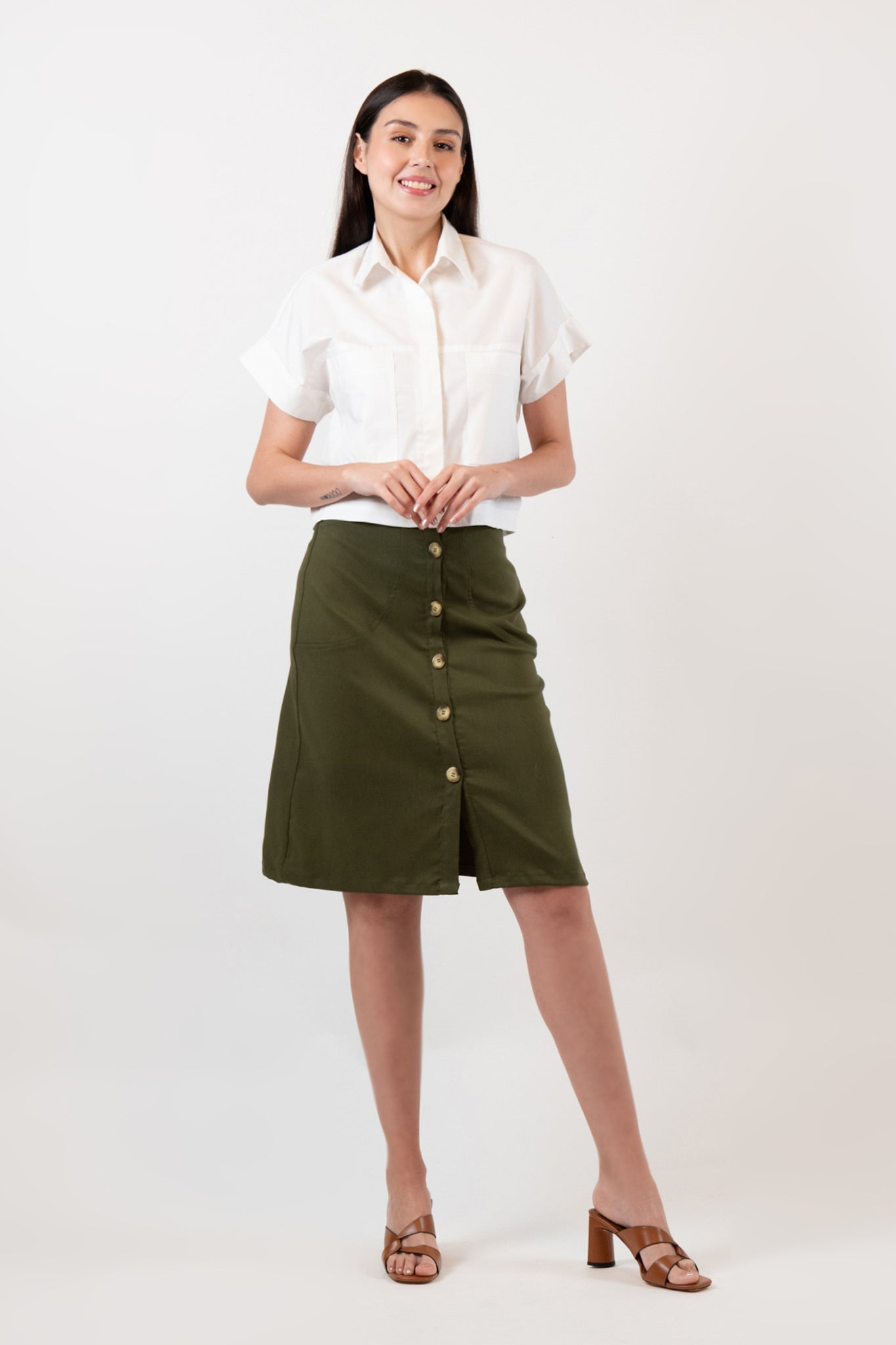 Army belt skirt on sale