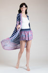 PACA Three-Piece Kimono Set (Blue Multi)