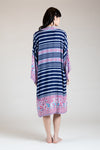 PACA Three-Piece Kimono Set (Blue Multi)