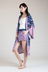 PACA Three-Piece Kimono Set (Blue Multi)