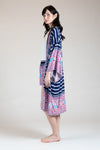 PACA Three-Piece Kimono Set (Blue Multi)