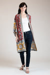 PACA Three-Piece Kimono Set (Mustard Multi)