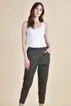 PRUE Dart Detail Pants (Army Green)