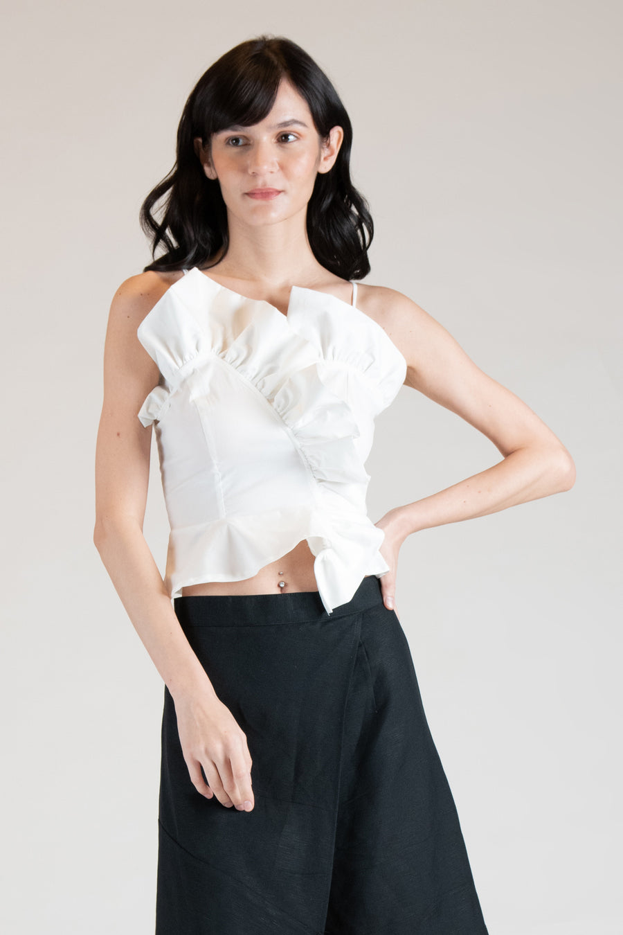 REMY Ruffle Top (OffWhite)