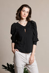 SCHUYLER Top with Full Sleeves