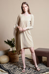 SIGRID Side Draped Dress