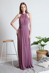 LEXINGTON Halter Gown (Mulberry)