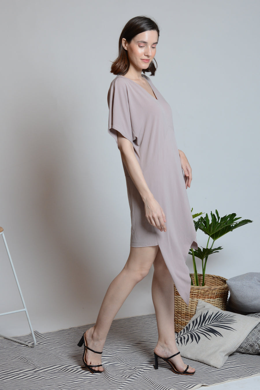 SELYSE Asymmetrical Hem Dress