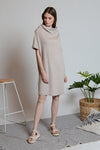 PRUITT Funnel Neck Dress