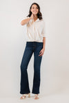 VEGA Pleated Hem Top (Off White)