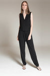 GILLY Overlap Romper (BLACK)