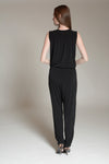 GILLY Overlap Romper (BLACK)