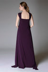 BLANCHE Halter Neckline Gown (Plum)