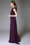 BLANCHE Halter Neckline Gown (Plum)