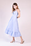 BOWMONT Sweetheart Midi Dress (Blue)