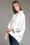 BRIENNE Long Sleeve Top (White)