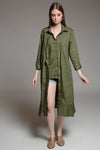 CASSEL Dress/Top (Olive Green)